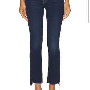 MOTHER Dark Indigo Flare Jeans